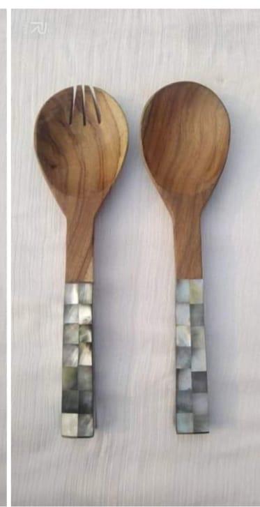 Cutlery wooden spoon set
